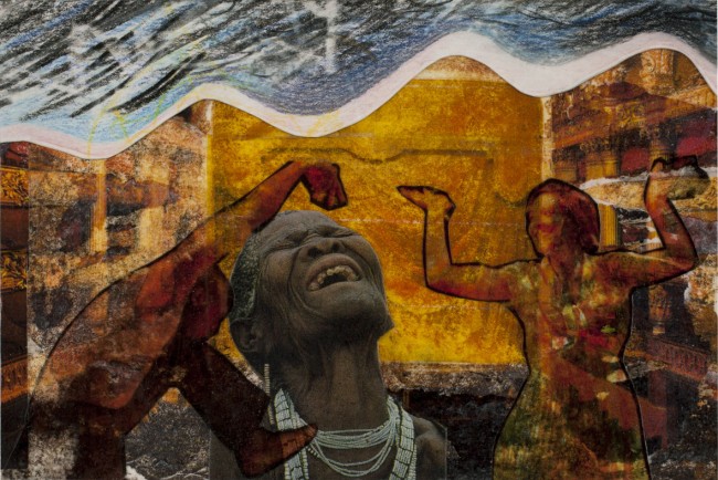 "Theater of Life" collage by Ruby Seastone