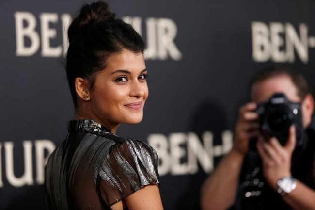 Cast member Sofia Black-D'Elia poses at the premiere for the movie "Ben-Hur" at TCL Chinese theatre in Hollywood, California U.S., August 16, 2016. REUTERS/Mario Anzuoni