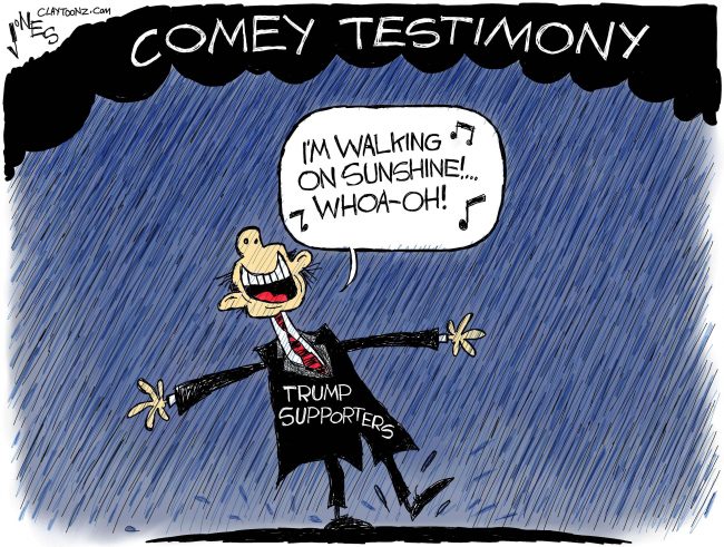 Cartoon: Comey storms in – The Moderate Voice