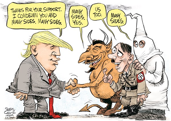 Cartoon Trump S Many Many Sides The Moderate Voice