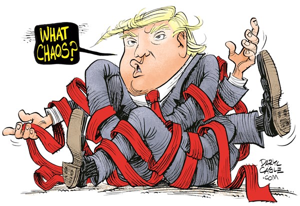 Cartoon: Trump Chaos – The Moderate Voice