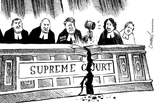 Cartoon: Polarization and anger at the Supreme Court – The Moderate Voice