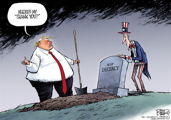 Cartoon Trump And Decency The Moderate Voice 