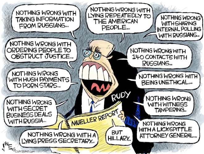 Cartoon Rudy Giuliani Caricature