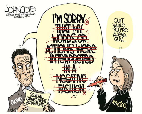 CUOMO AND #METOO (CARTOON) – The Moderate Voice