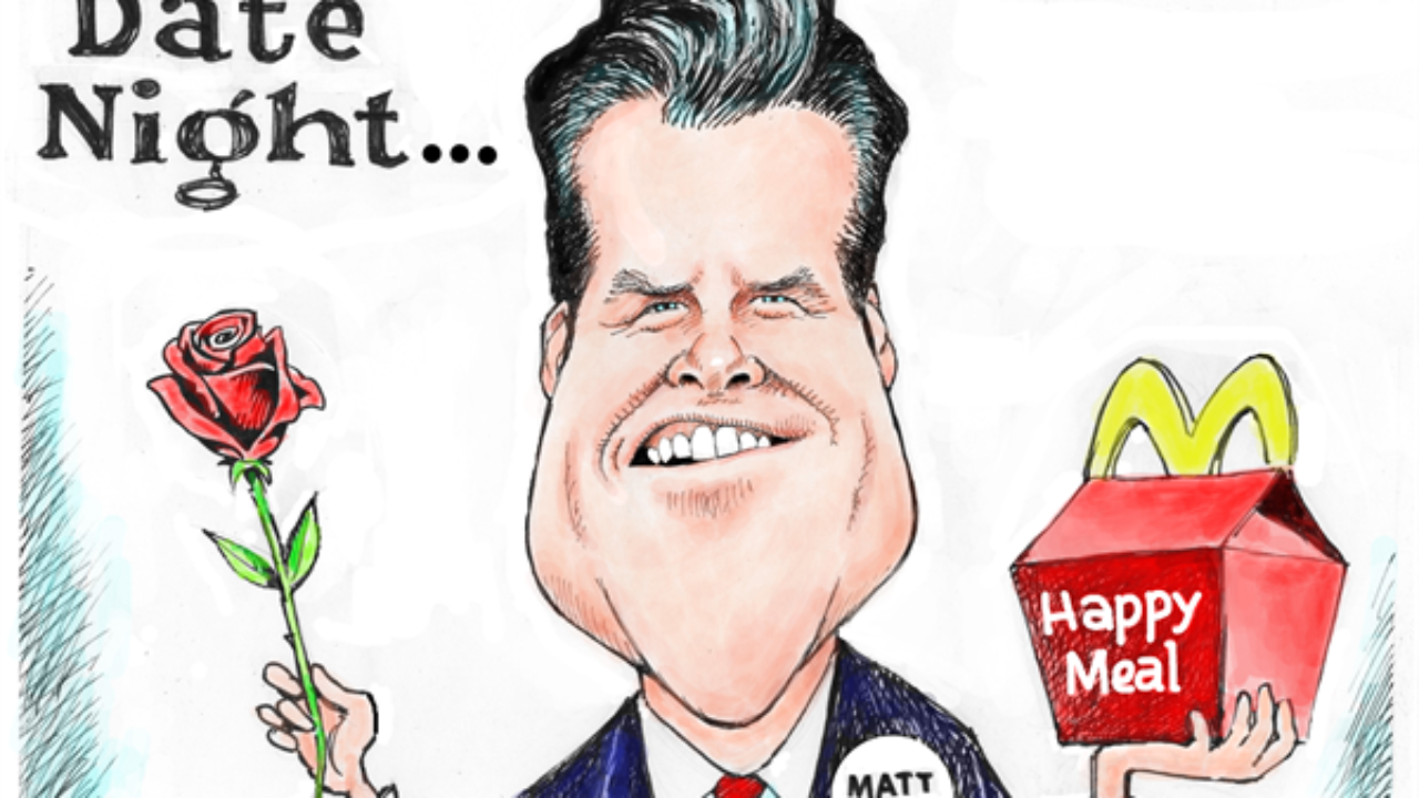 Rep Matt Gaetz Date Night Cartoon The Moderate Voice