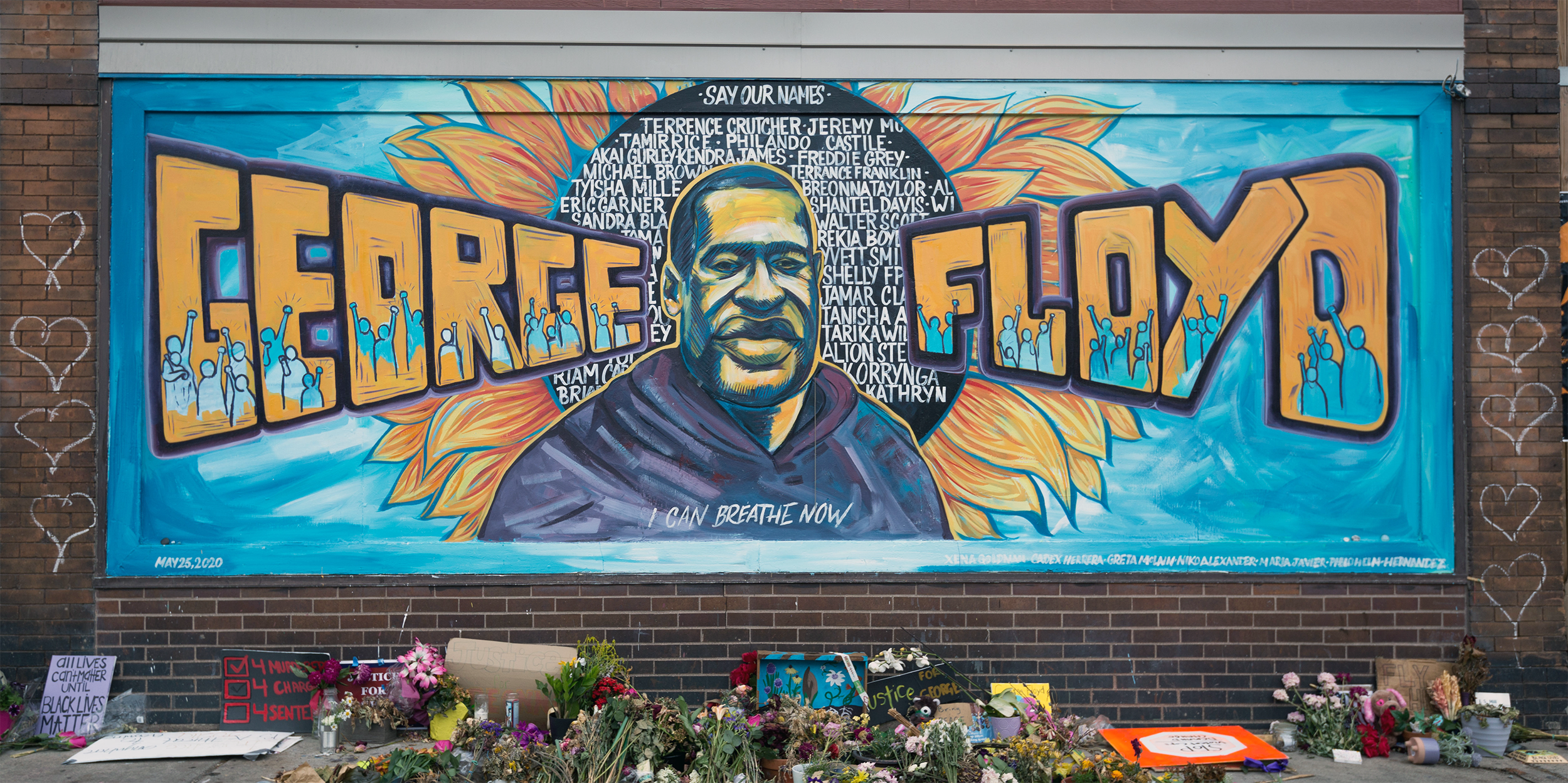 George Floyd mural