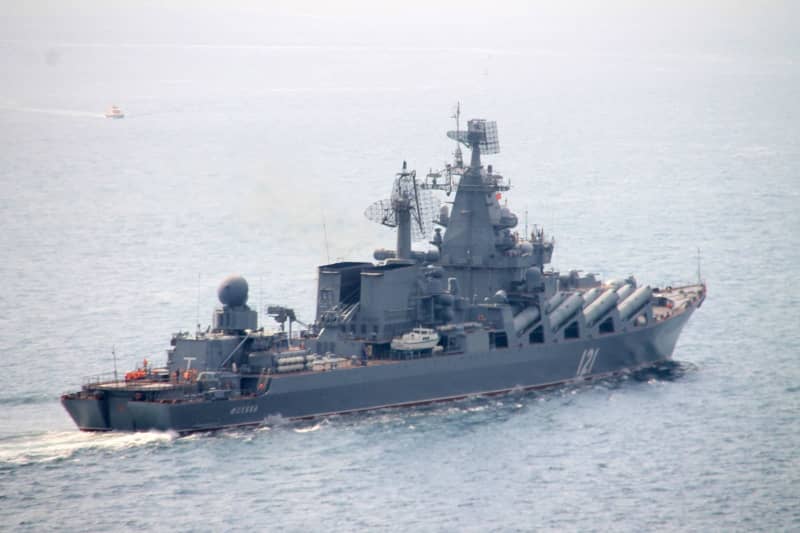 Russian Black Sea Flagship Moskva Sinks After Damages Amid Stormy Day ...