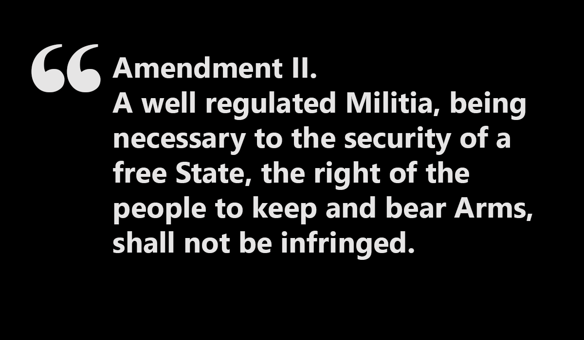 text of 2nd amendment