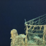 Titanic on ocean floor