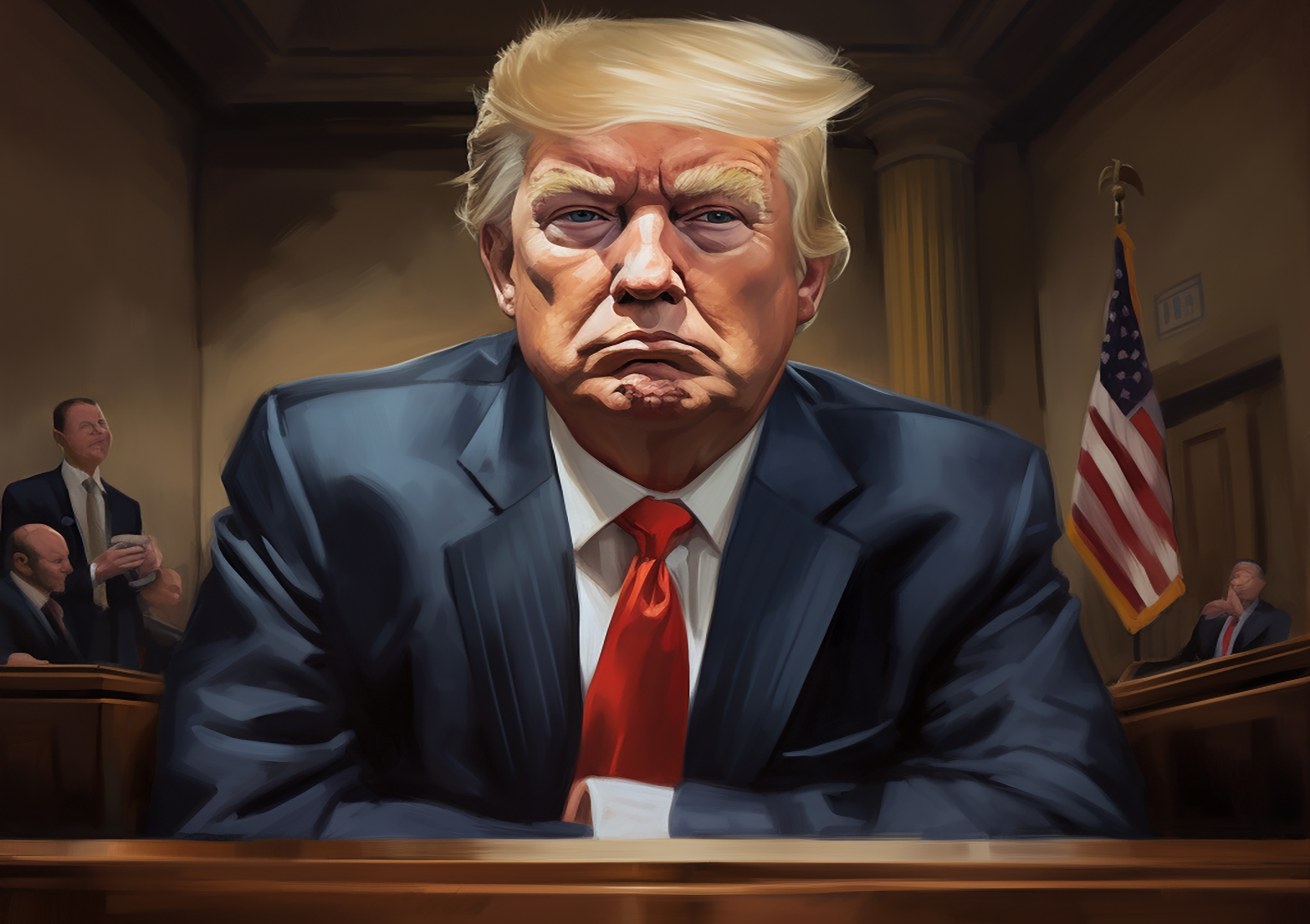 Donald J. Trump caricature