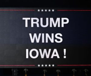Trump passes major  election test with easy win in Iowa