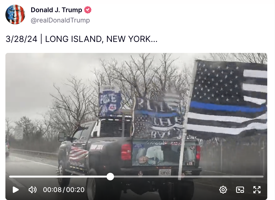 Trump truth social post