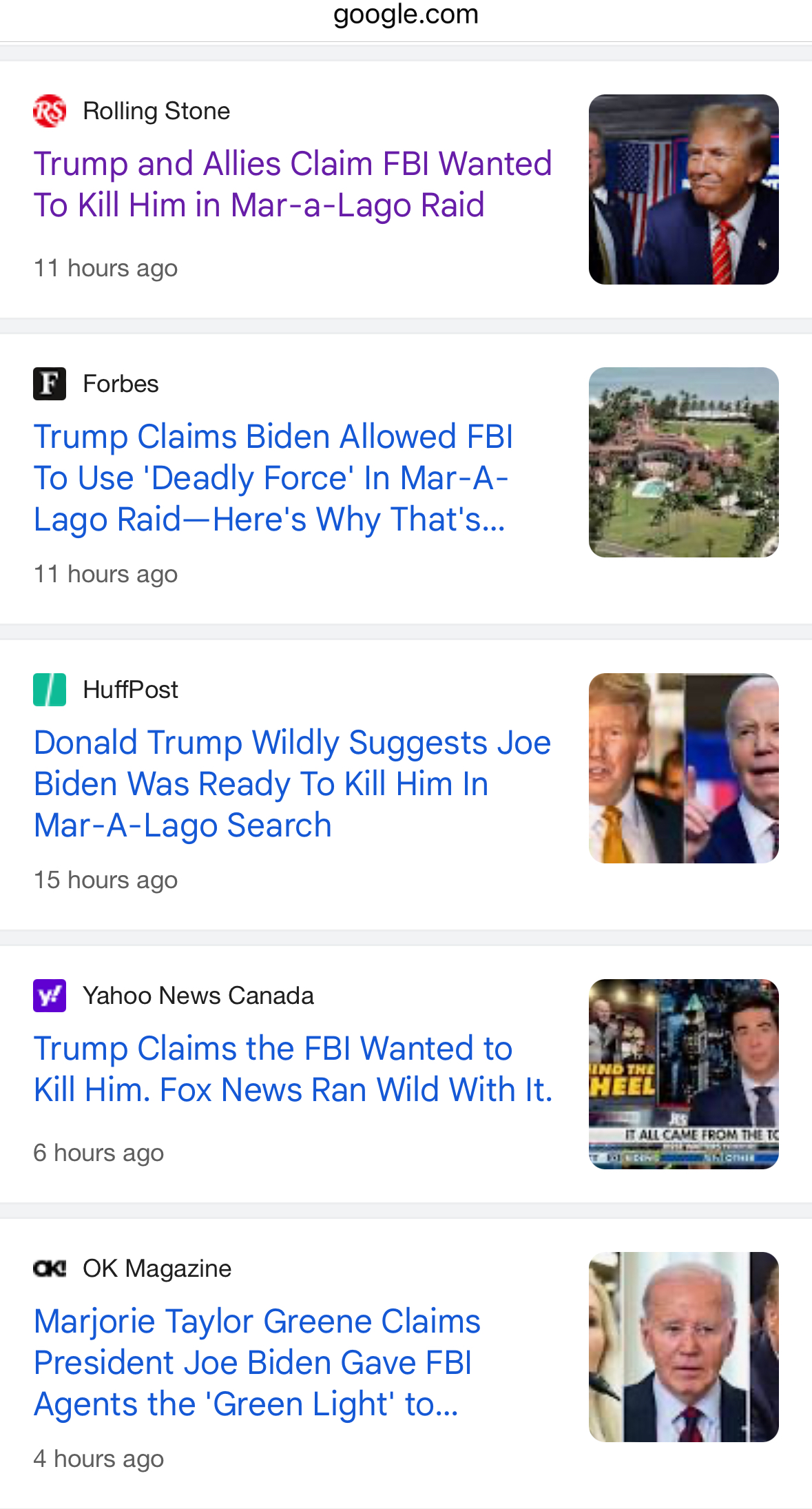 News headlines parrot Trump lie