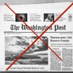 Red cross through Washington Post front page