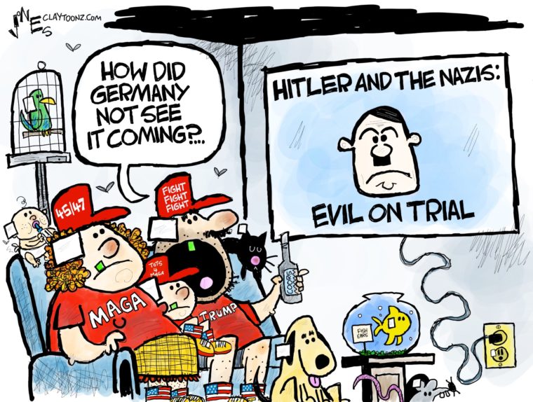 Nazi it coming (Cartoon and Column)