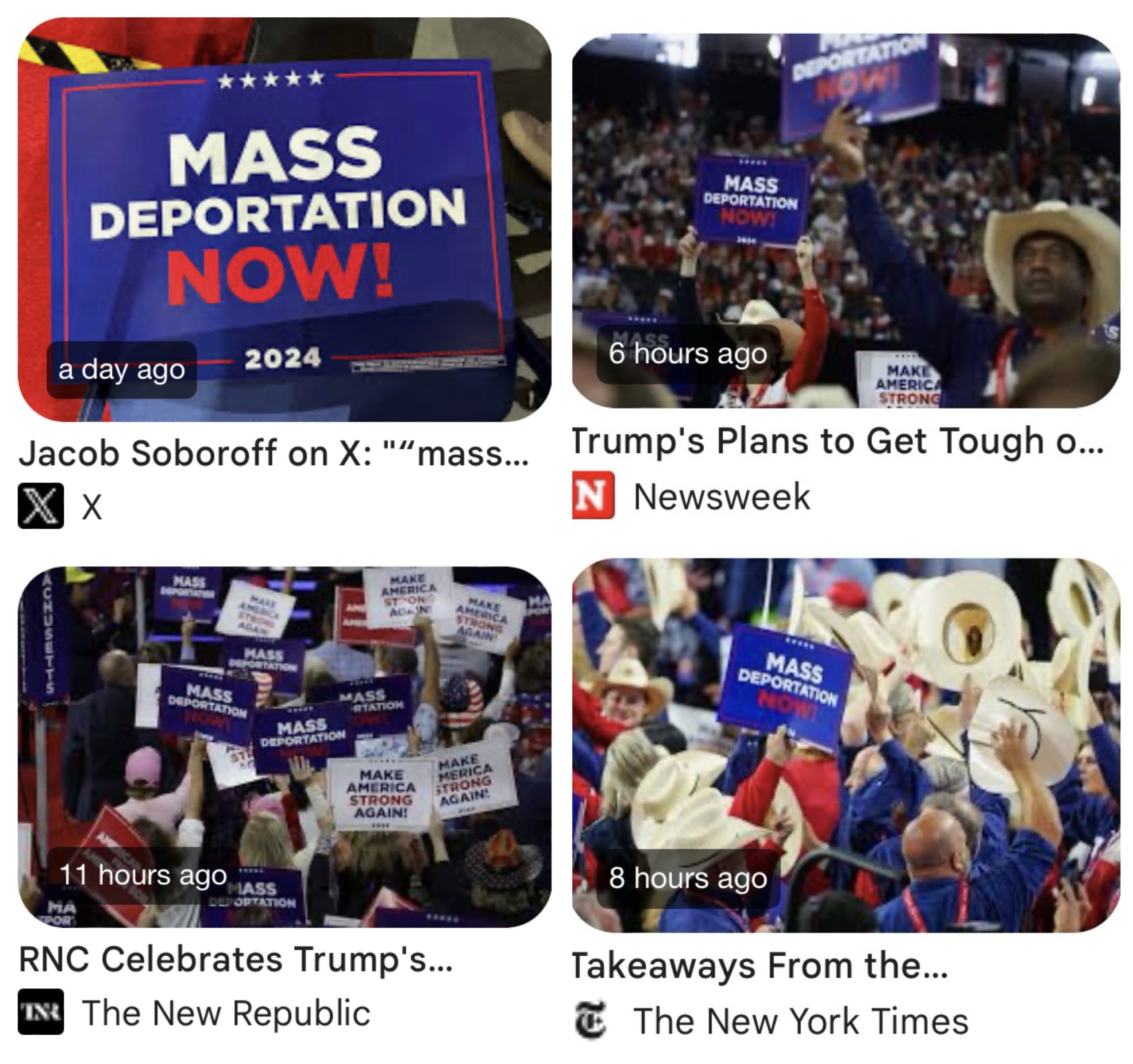 Who paid for these ‘Mass Deportation Now’ signs?