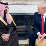 Trump and Mohammed bin Salman bin Abdulaziz Al Saud