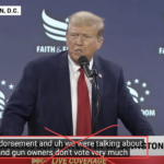 Donald Trump lies about gun owners voting participation