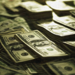 stylized dollar bills