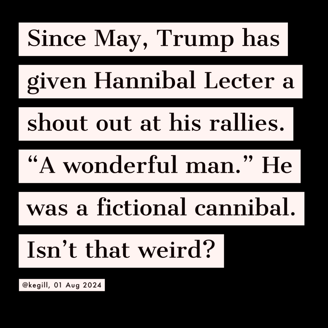 QOTD: Trump is weird