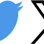 Twitter X logos