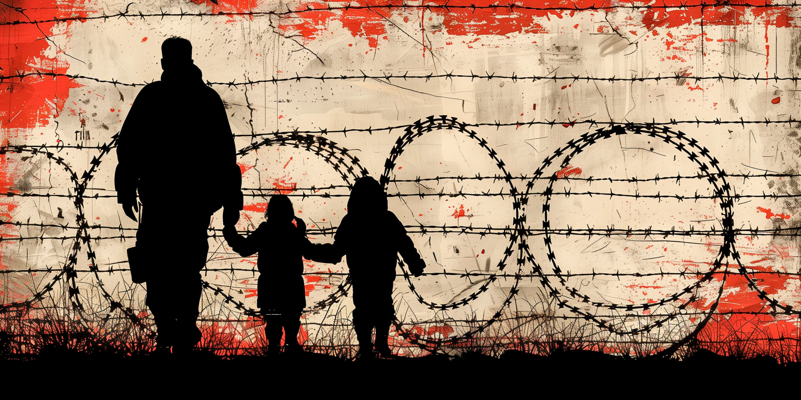 An immigrant family was separated at a border detention center. Algorithmically generated.