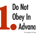 Do not obey in advance.