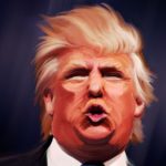 Trump caricature