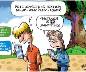REACTION TO TRUMP ADMINISTRATION TEXTING JOURNALIST WAR PLANS