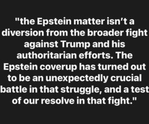What the Epstein cover-up means to democracy