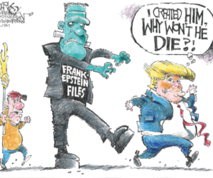 Trump wrapped up in his own tangled web