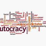 Word Cloud with AUTOCRACY concept, isolated on a white background