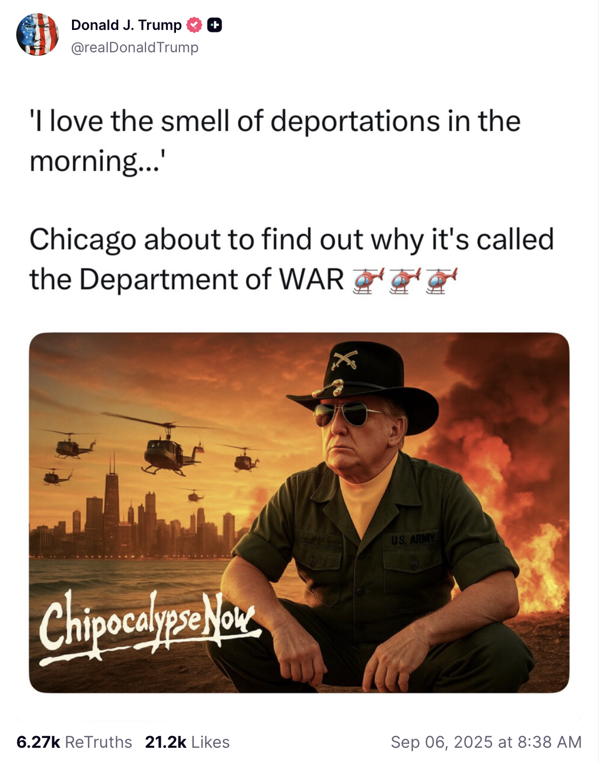 Trump declares war on Chicago