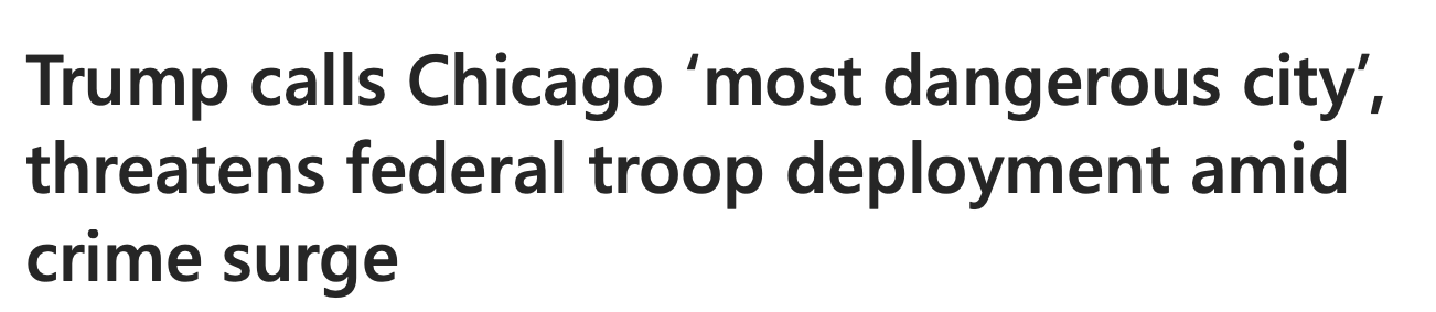 screenshot MSN headline