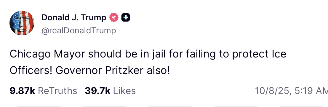trump truth social arrests