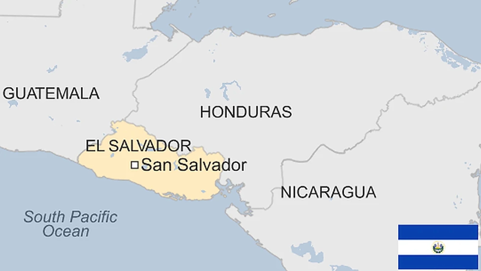 contextual map of El Salvador