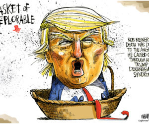 TRUMP’S ROB REINER MURDER COMMENTS: TRUMP’S HATE-O-RAMA CONTINUTES