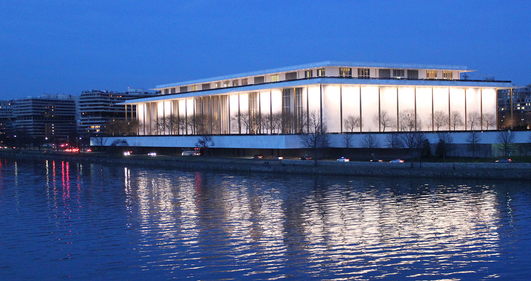Kennedy Center at night