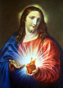 Sacred Heart of Jesus by 18th century Italian artist Pompeo Batoni.