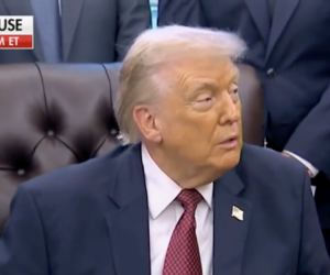 The racist in the White House