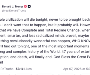 Trump’s threat means the world’s future may lie in the hands of career military officers.